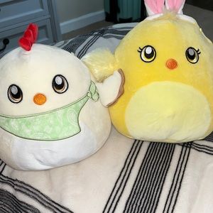 squishmallow bundle of chick with ears and chicken